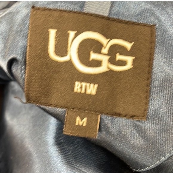 UGG Women’s Hattie Oversized Long Coat Midnight Blue NWT Medium - Picture 12 of 13